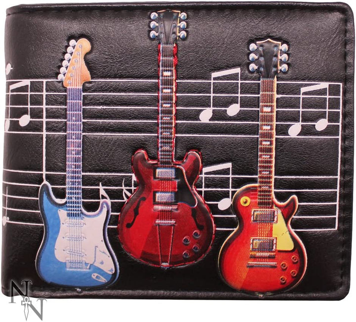 Nemesis Now C1951F6 Electric Guitars Wallet 10cm Black, PU, 11cm