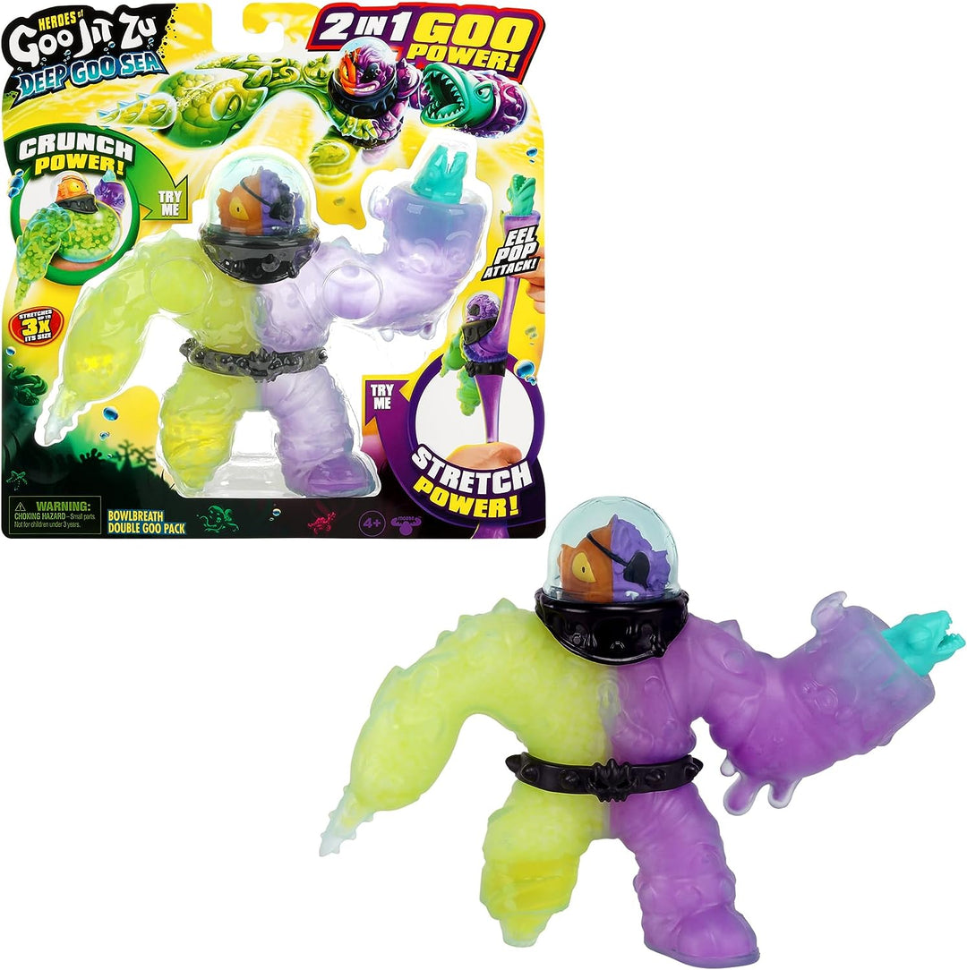 Heroes of Goo Jit Zu Deep Goo Sea Bowlbreath Double Goo Pack. Stretchy, Squishy