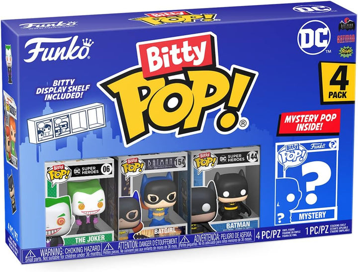 Funko 71312 DC Comics 4er-Pack Serie 2 Bitty Pop!
