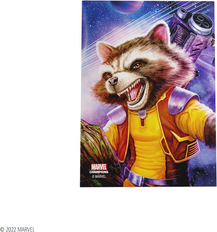 Gamegenic Marvel Champions The Card Game Offizielle Rocket Racoon Fine Art Hüllen