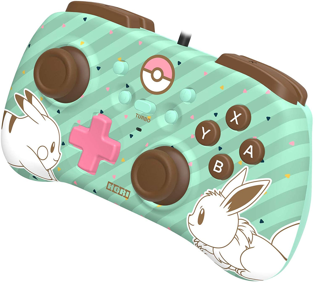 HORI HORIPAD Mini-Controller-Pad mit Kabel für Kinder (Pokemon Pikachu &amp; Evoli) – Nintendo Switch (Nintendo Switch)