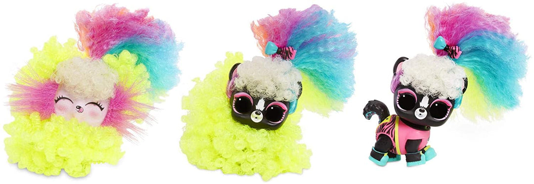 LOL Surprise Collectable Lights Pets - With 9 Surprises, Accessories and REAL Hair - Includes Black Light Surprises