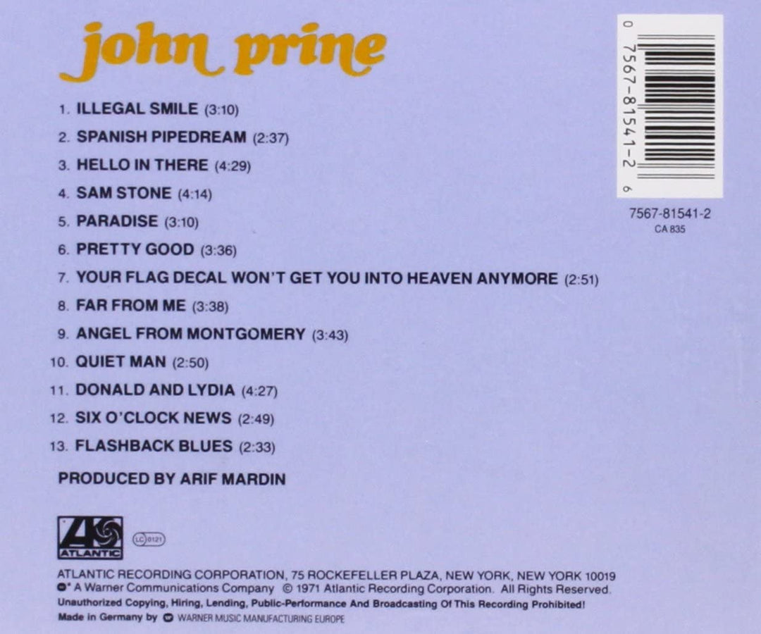 John Prine - John Prine [Audio CD]