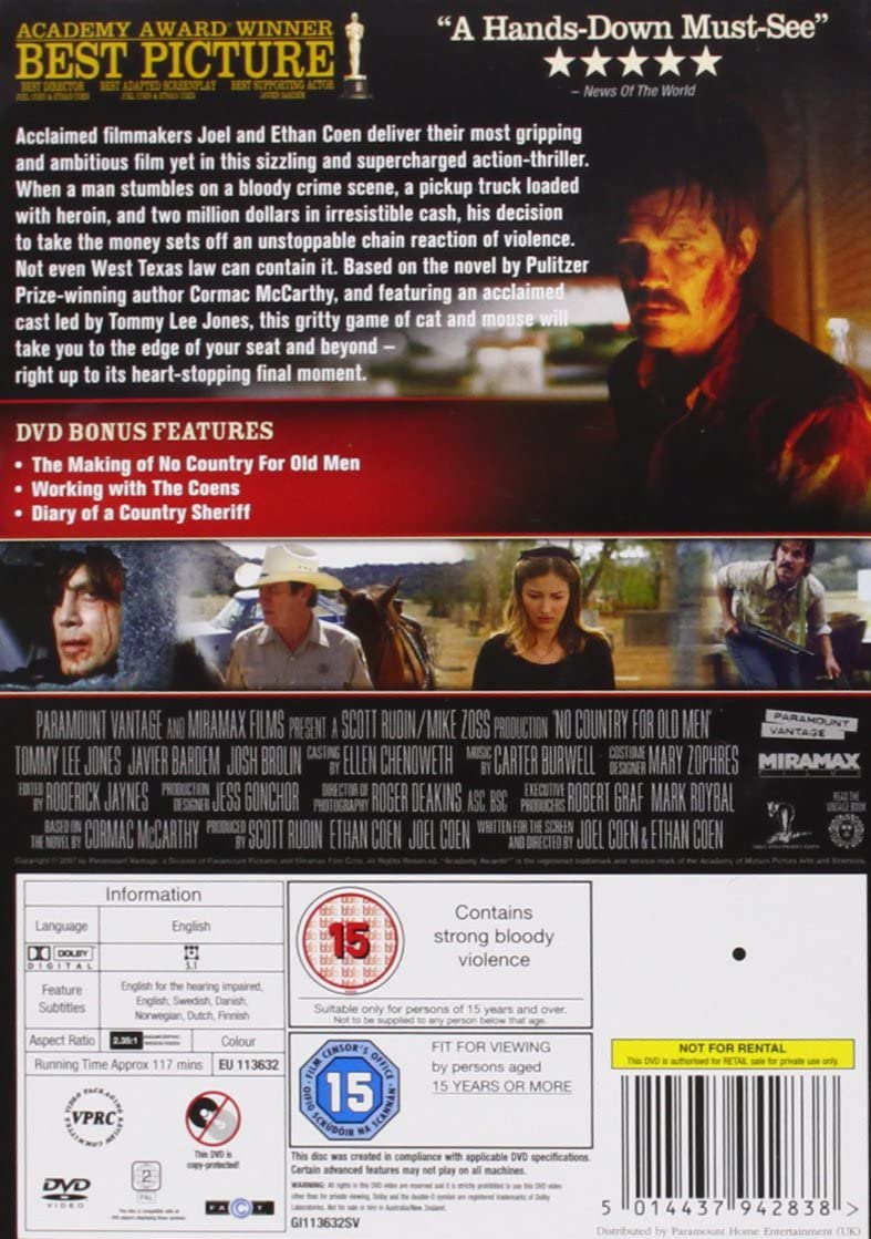 No Country For Old Men [DVD]