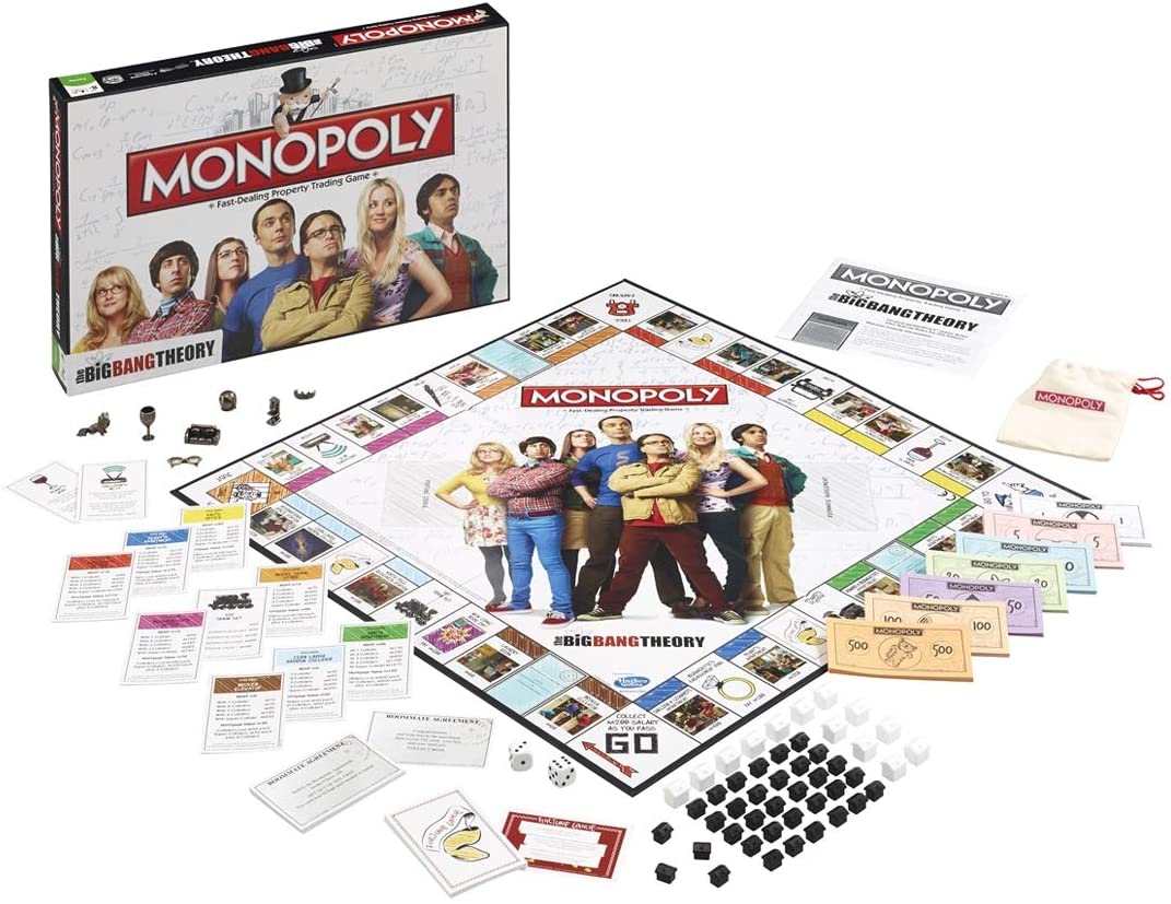 El juego de mesa Big Bang Theory Monopoly