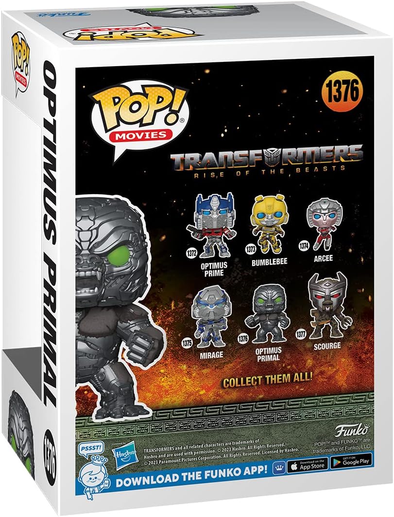 Funko POP! Movies: Transformers: Rise Of The Beasts - Optimus Primal Pop! Vinyl