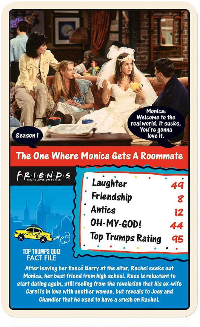 Friends Limited Edition Top Trumps Card Game