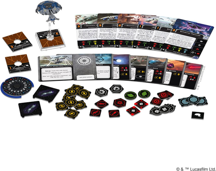 Fantasy Flight Games - Star Wars X-Wing Second Edition: Separatist Alliance: HMP Droid Gunship Expansion Pack