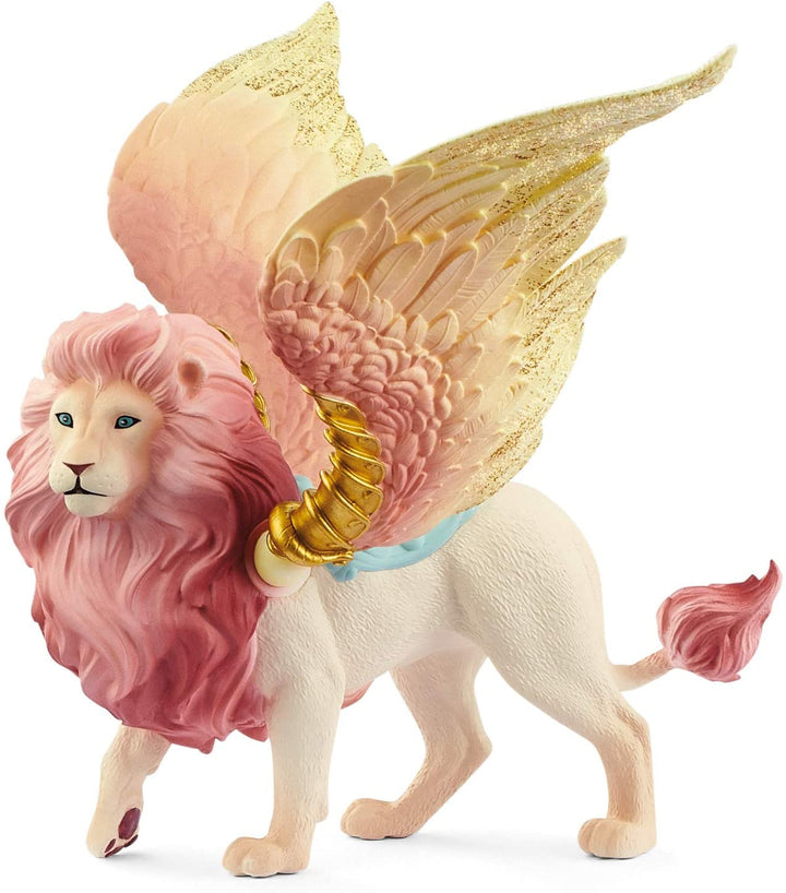 Schleich 70714 Bayala Fairy tijdens de vlucht op gevleugelde leeuw