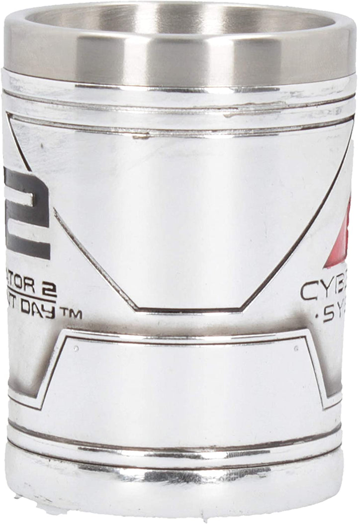 Nemesis Now B4722P9 Terminator 2 Cyberdyne Systems Robot Android Shot Glass 7cm,