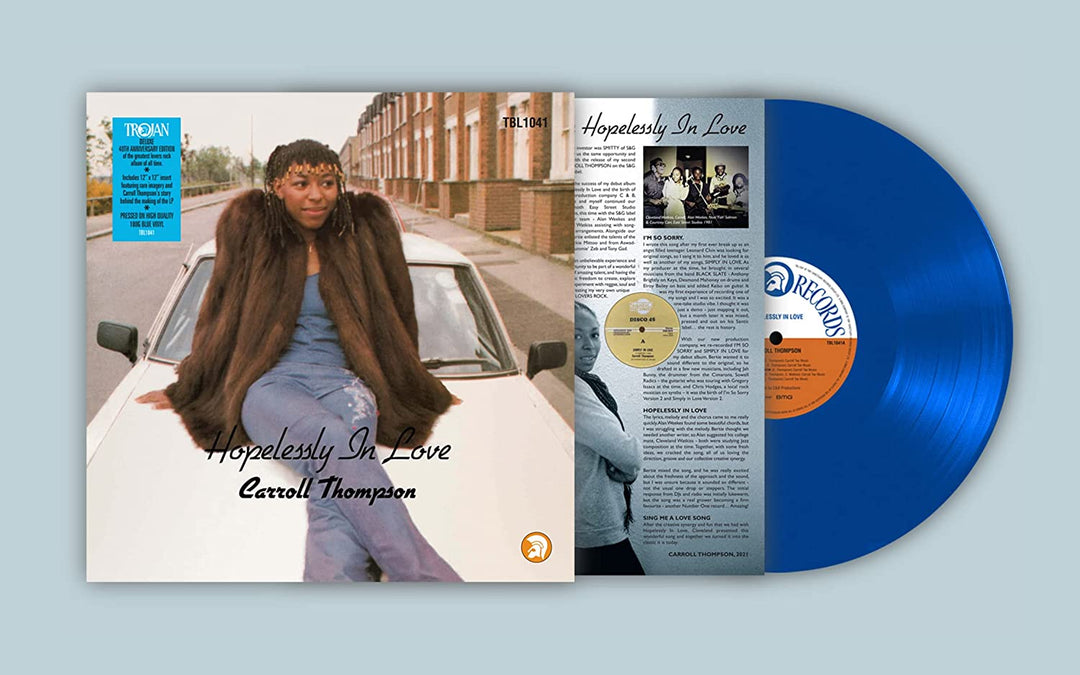 Carroll Thompson - Hopelessly In Love (40th Anniversary Edition - 2021 Remaster) (Limited Blue Colour Vinyl) [Vinyl]