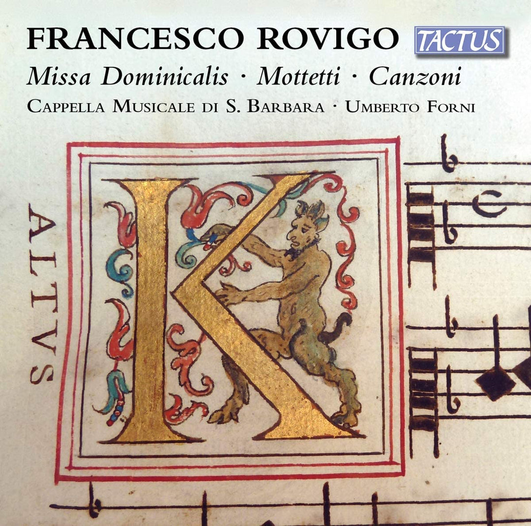 Cappella Musciale di S. Barbara - Rovigo:Missa Dominicalis [Cappella Musciale di S. Barbara, Umberto Forni] [TACTUS: TC 541801] [Audio CD]