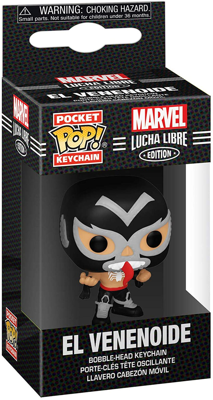 Marvel Lucha Libre Edition El Venenoide Funko 53891 Pocket Pop!