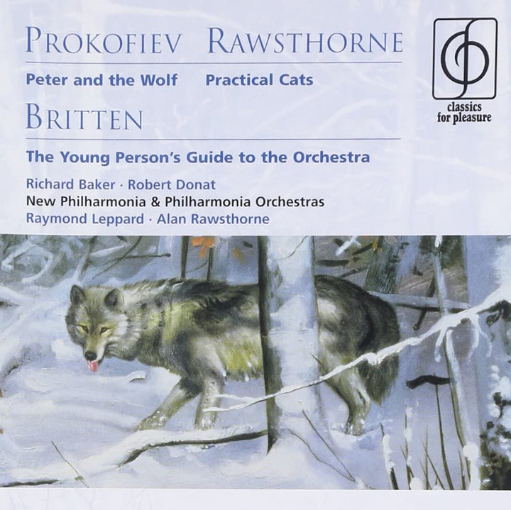 Prokofiev: Peter and the Wolf , Britten: The Young Person's Guide to the Orchestra , Rawsthorne: Practical Cats [Audio CD]