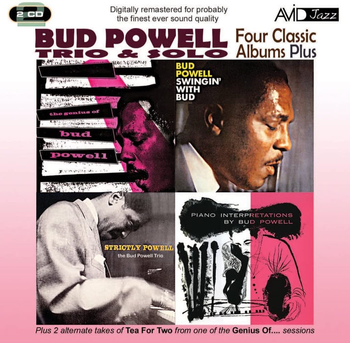 Bud Powell - Four Classic Albums Plus (Strictly Powell / The Genius Of Bud Powell / Swingin With Bud / Piano Interpretations By Bud Powell) [Audio CD]