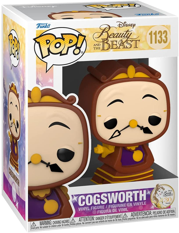 Disney Beauty and The Beast Cogsworth Funko 57582 Pop! Vinyl #1133