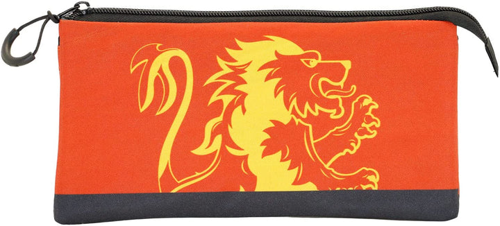 Harry Potter Gryffindor-Fan Triple Pencil Case, Red