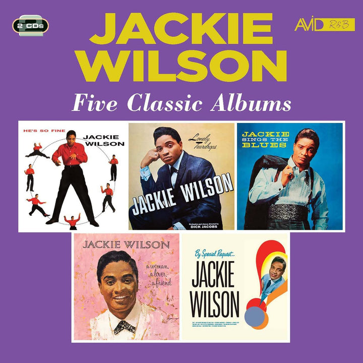 Jackie Wilson - Five Classic Albums (He's So Fine / Lonely Teardrops / Sings The Blues / A Woman, A Lover, A Friend / By Special Request) [Audio CD]