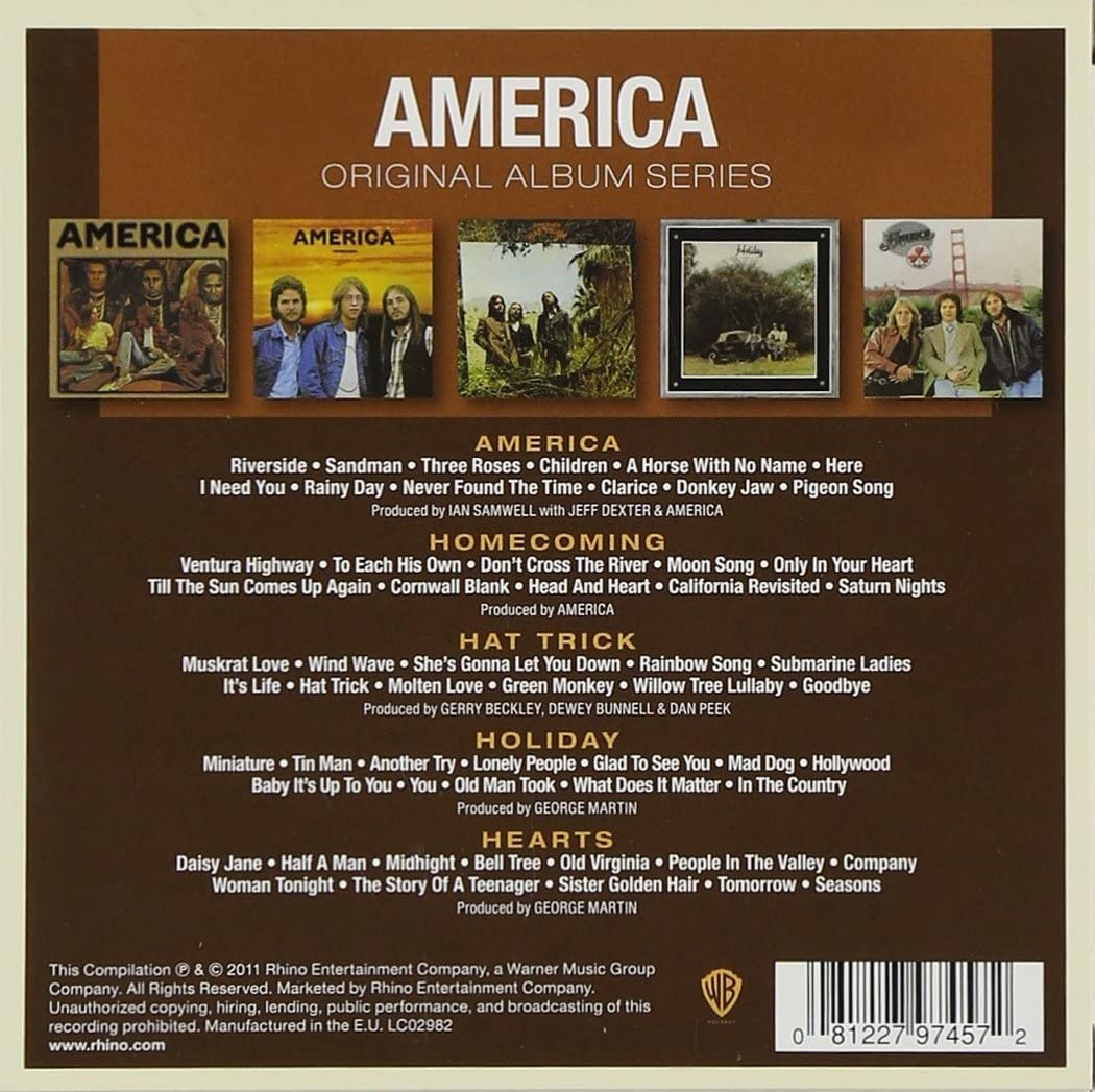 America  - Original Album Series [Audio CD]