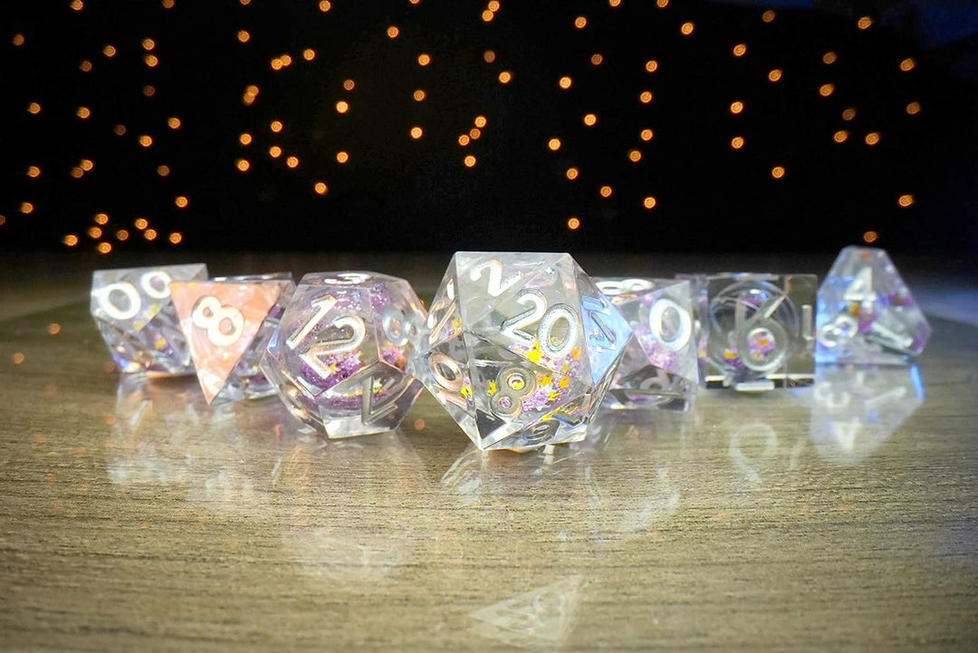 Sorcerous Swirl: Individual d20 Elixir Liquid Core Dice