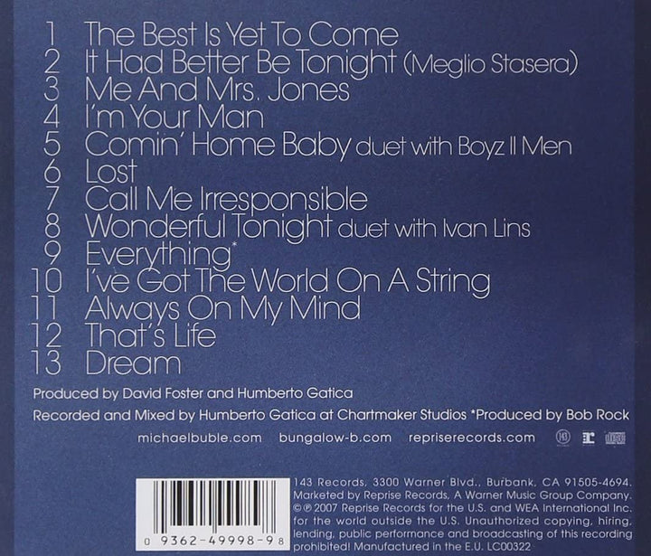 Michael Bublé – Call Me Irresponsible [Audio-CD]