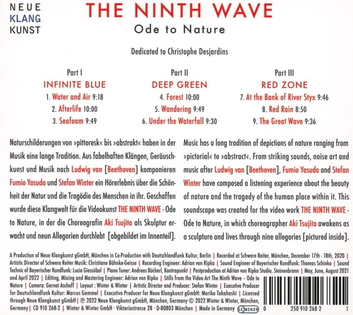 The Ninth Wave [Ferhan & Ferzan Önder; Gareth Davis; Joachim Badenhorst; Aarón Zapico] [Winter & Winter: 9102682] [Audio CD]