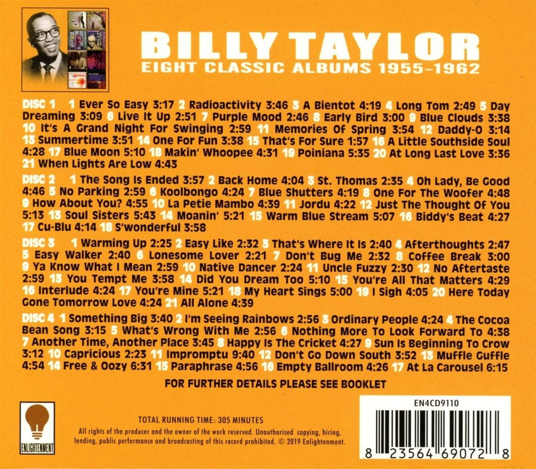 Billy Taylor - Eight Classic Albums 1955-1962 [Audio CD]