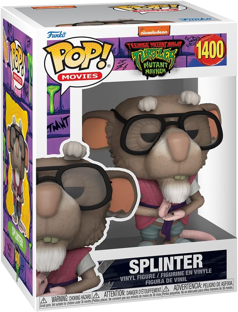 Movies: Teenage Mutant Ninja Turtles (TMNT) Mutant Mayhem - Splinter Funko 72342 Pop! Vinyl #1400