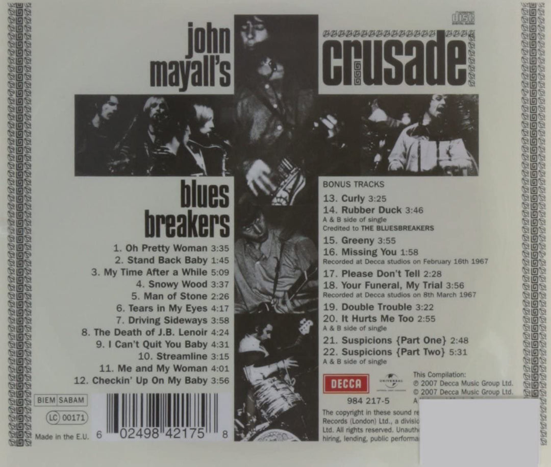 Crusade - John Mayall [Audio-CD]