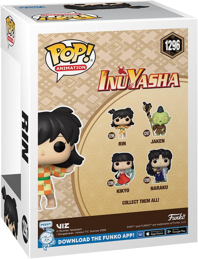 Inuyasha Rin Funko 58028 Pop! VInyl #1296