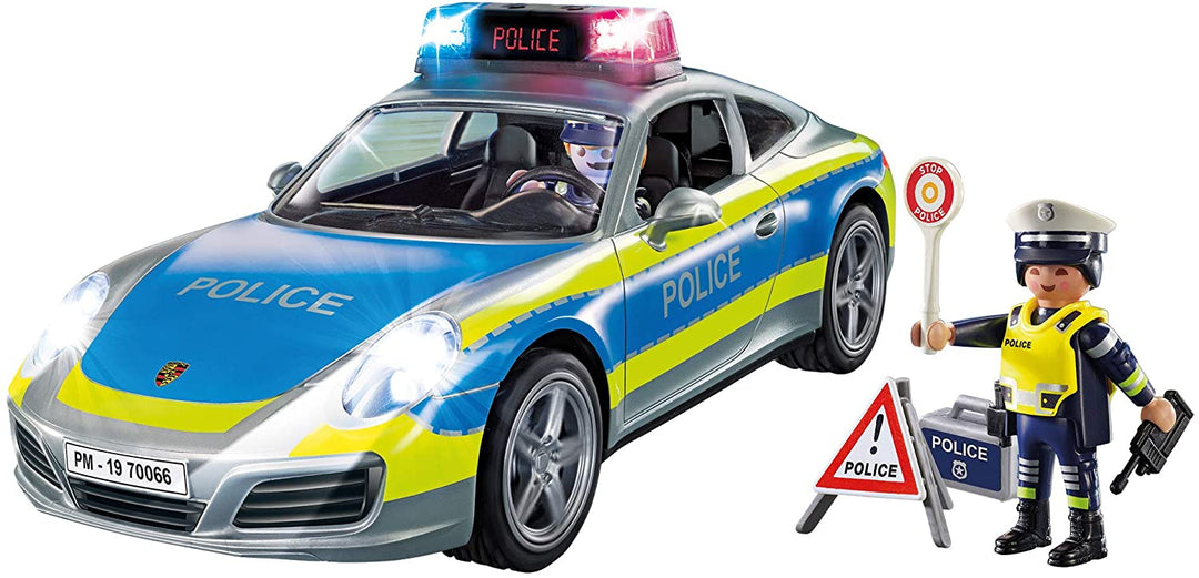 Playmobil 70066 Porsche 911 Carrera 4S Politiewagen met Licht en Geluid