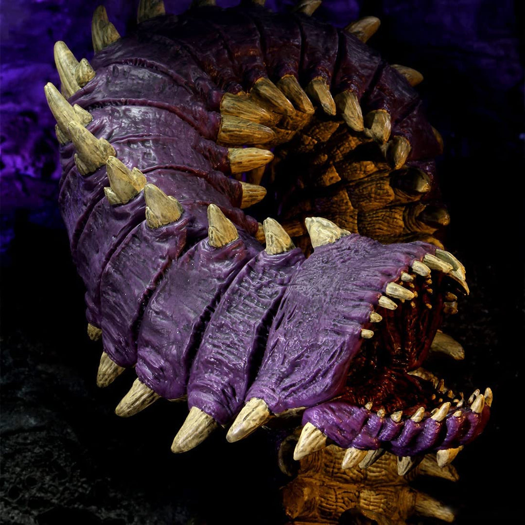 Wiz Kids | D&D Icons of the Realms Miniatures: Fangs and Talons- Purple Worm Premium Set