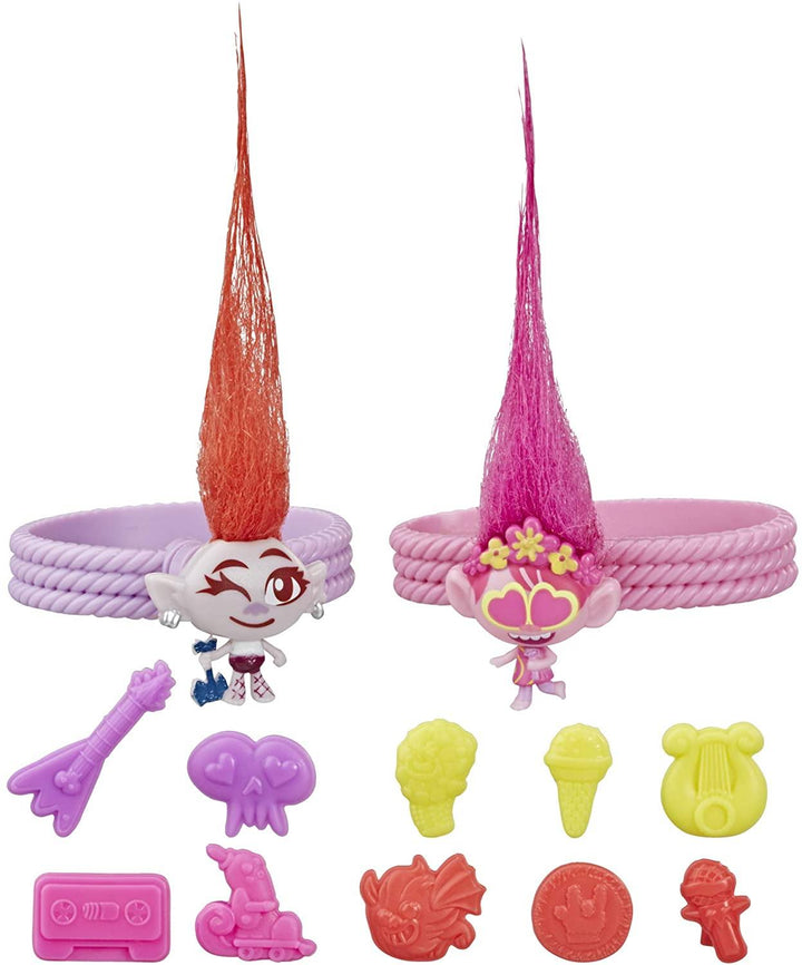 DreamWorks Trolls Tiny Dancers Friend Pack with 2 Tiny Dancers Figures - Yachew