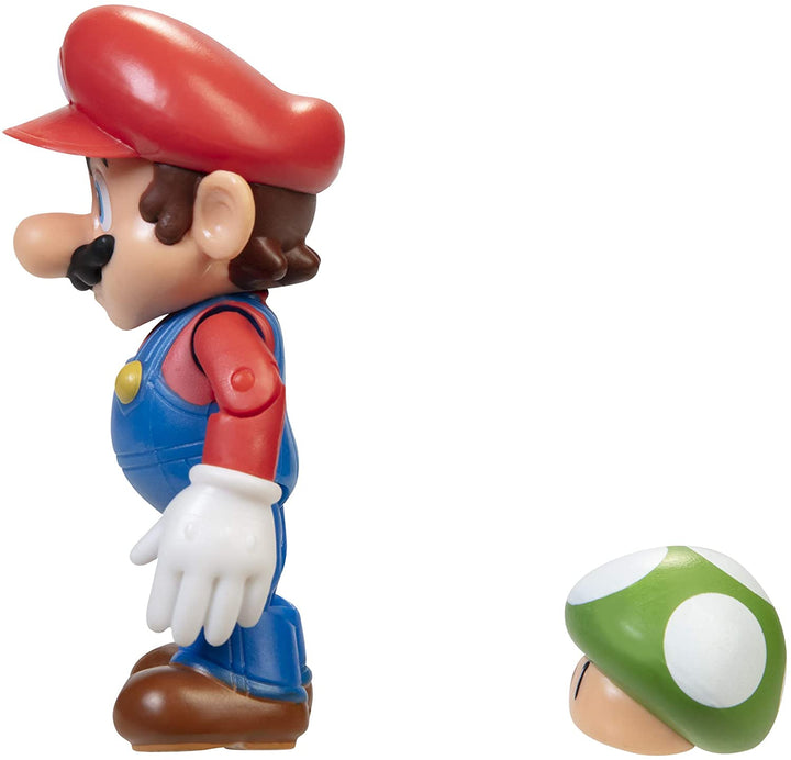 Mario with 1Up Mushroom (World Of Nintendo Super Mario) Figure