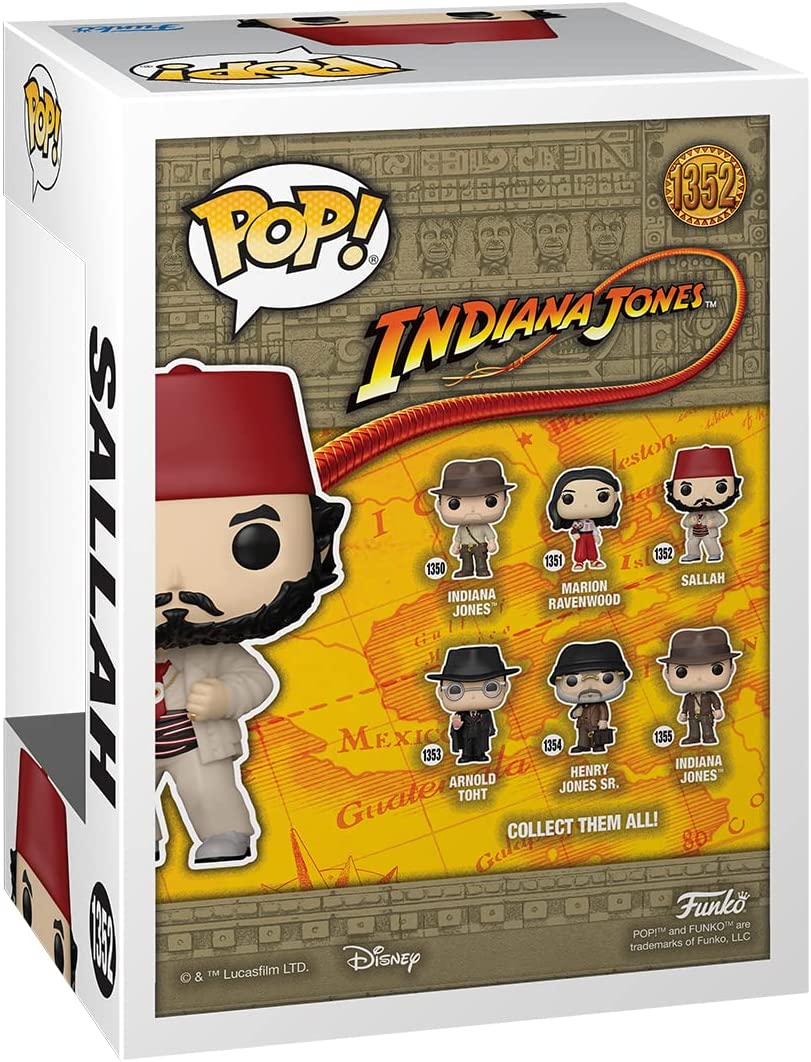 Indiana Jones - Raiders Of The Lost Ark - TLC - Sallah Funko 63988 Pop! Vinyl #1352