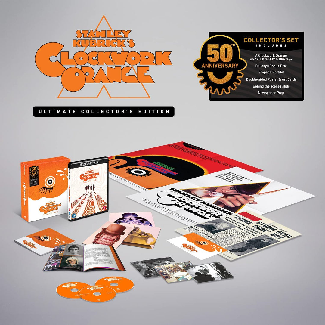 A Clockwork Orange Ultimate Collector's Edition [4K Ultra HD] [1971] [Blu-ray]