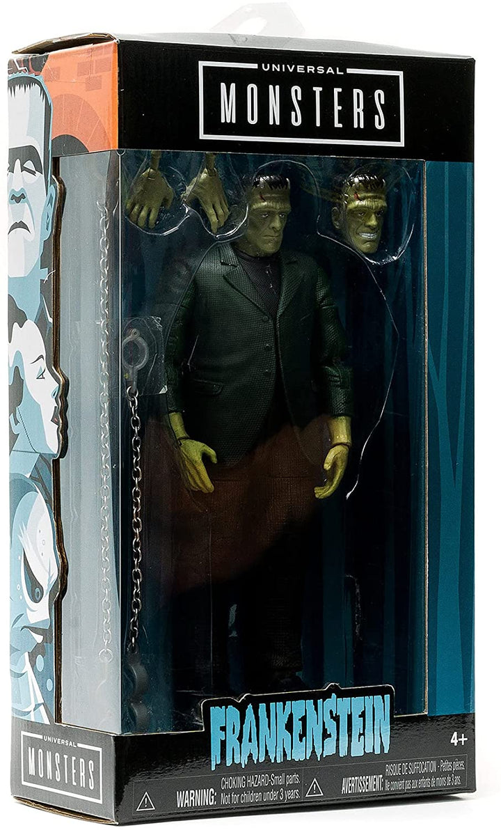 Jada 253251014 Toys Universal Monsters Frankenstein 6” Deluxe Collector Figure, Black, One Size