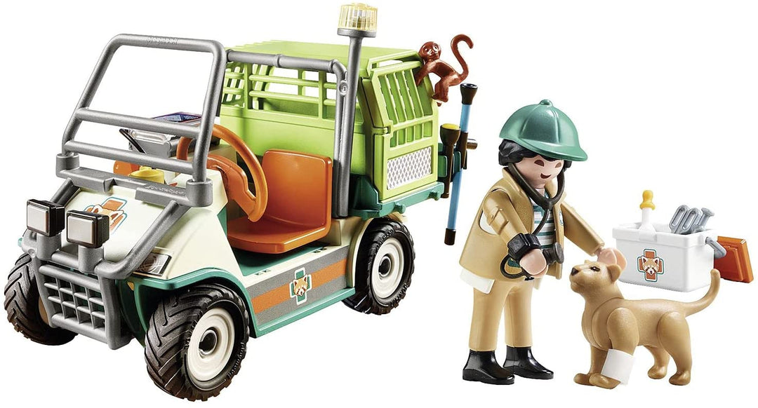 Playmobil 70346 Family Fun Dierentuin Dierenarts met Medisch wagentje