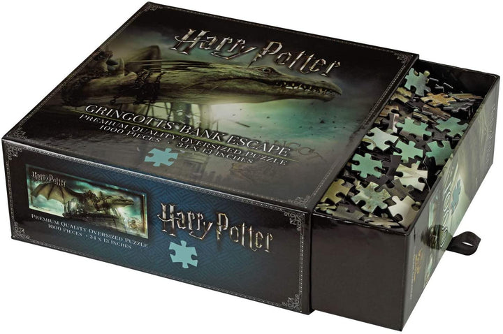 The Noble Collection Gringotts Bank Escape 1,000pc Jigsaw Puzzle Oversized Premium Quality - Yachew