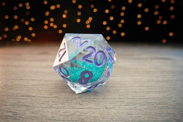 Disco Vibes: Individual d20 Elixir Liquid Core Dice