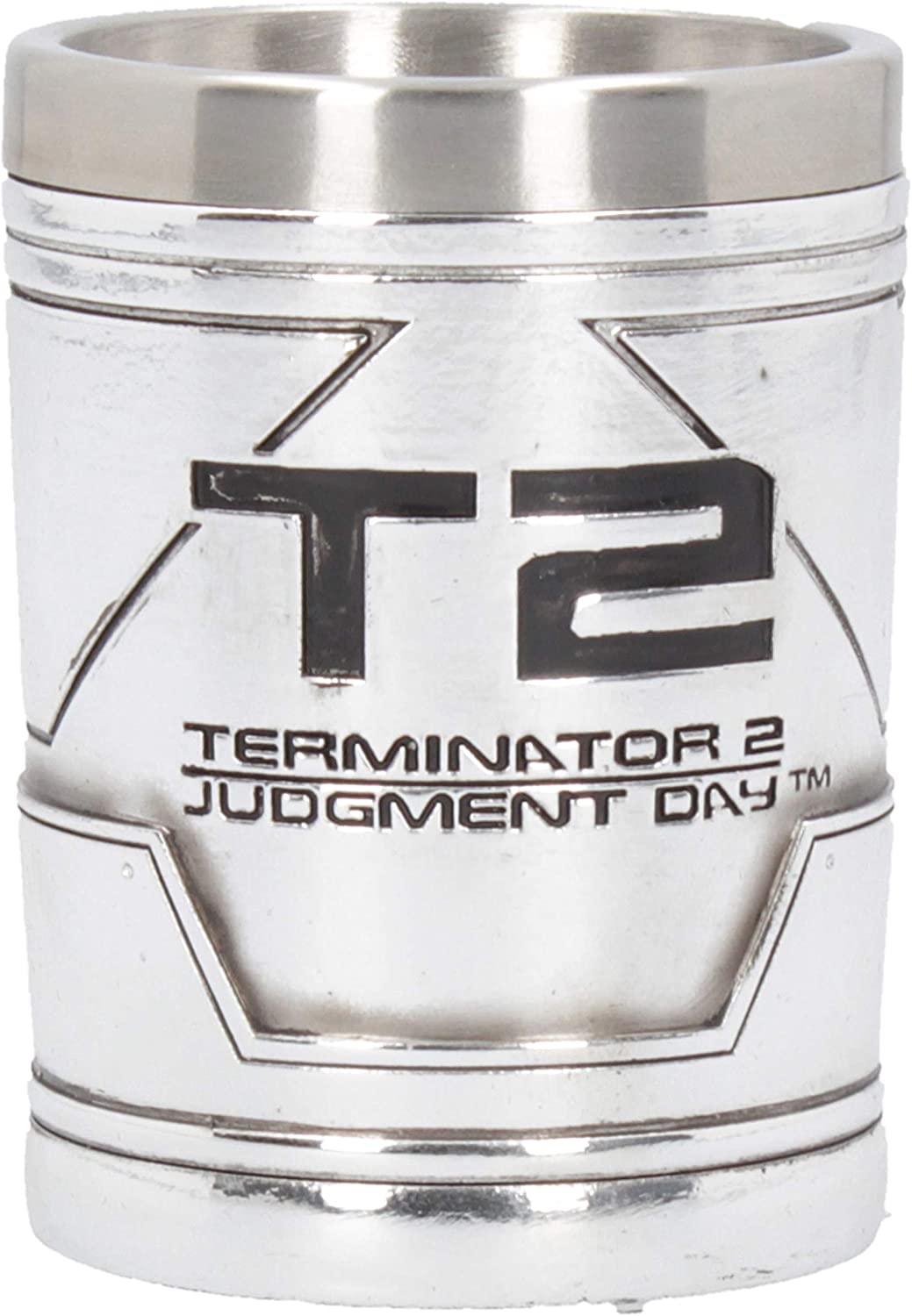 Nemesis Now B4722P9 Terminator 2 Cyberdyne Systems Robot Android Shot Glass 7cm,