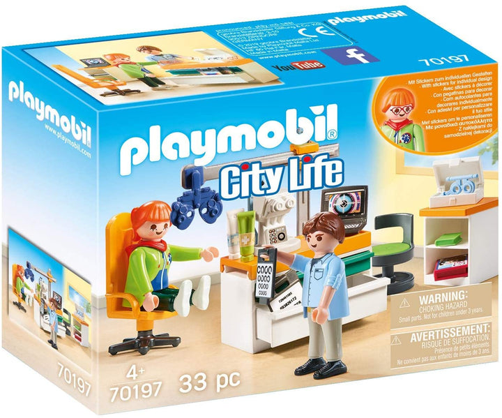 Playmobil 70197 Stadsleven Bij de specialist Dokter Oogarts