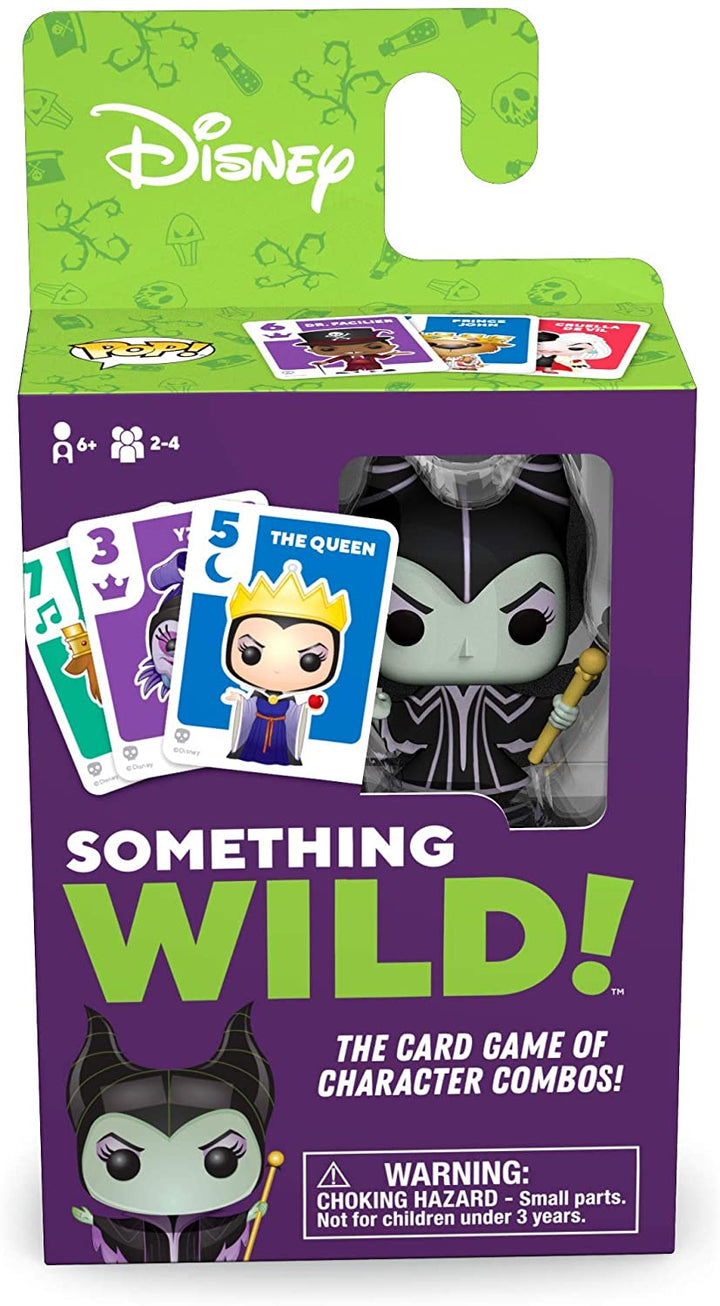 Funko 49356 Board Games 49356 Signature Something Wild Card Game-Villains, Multicolour