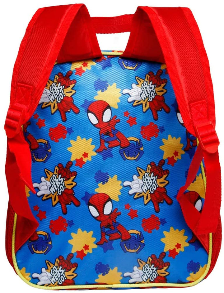 Spiderman Team-Small 3D Backpack, Multicolour