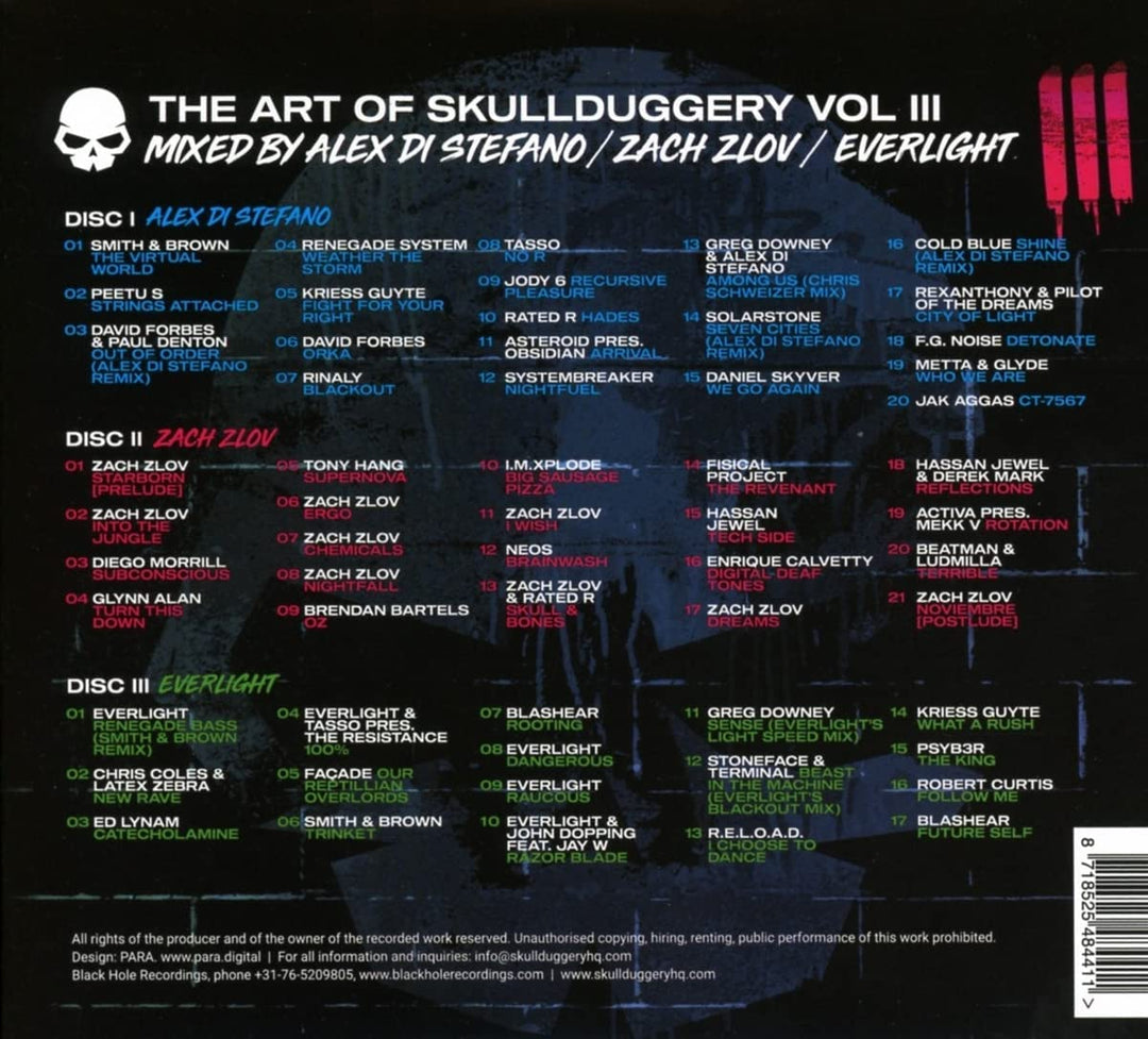 The Art Of Skullduggery Vol. III [Audio CD]