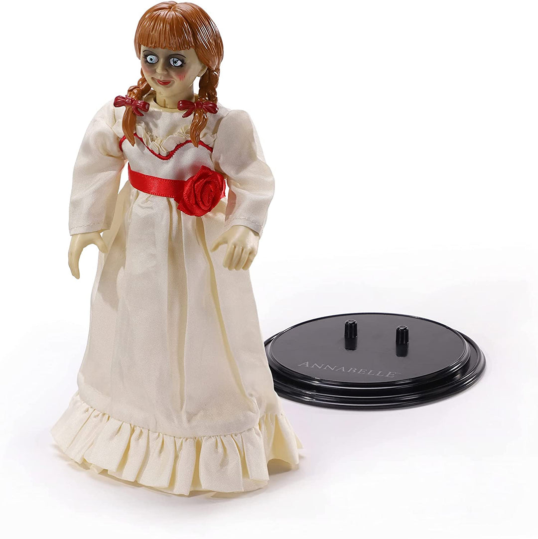 The Noble Collection Annabelle BendyFig - 7" Bendable Movie Replica for Ages 15 Months+