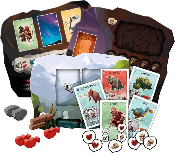 Z Man Games | Paleo | Board Game | Ages 10+ | 1-4 Players | 45-60 Minutes Playin