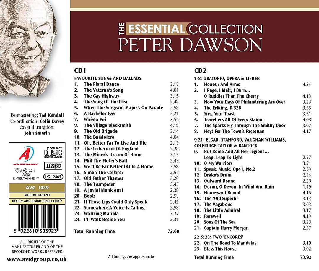 The Essential Collection - Peter Dawson [Audio CD]