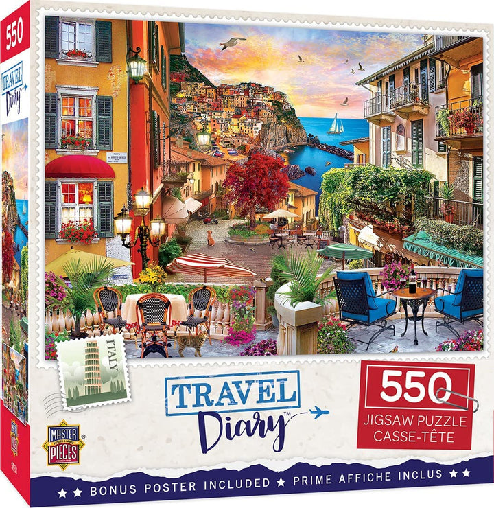 MasterPieces Travel Diary 550 Puzzles Collection - London 550 Piece Jigsaw Puzzl