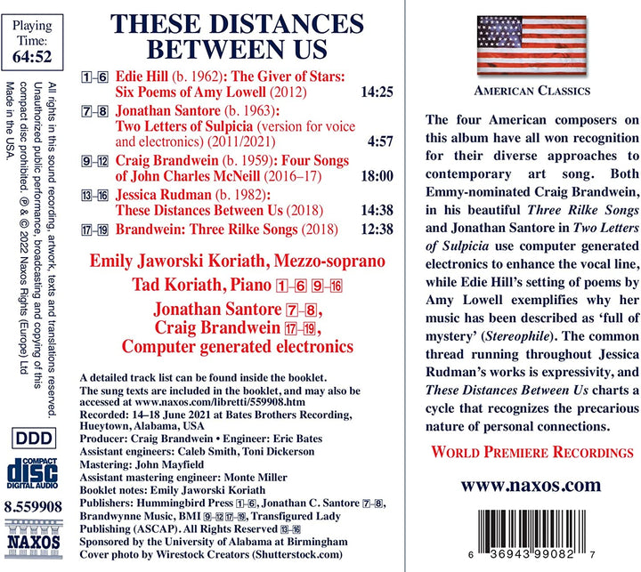 These Distances Between Us [Emily Jaworski Koriath; Tad Koriath; Jonathan Santor [Audio CD]